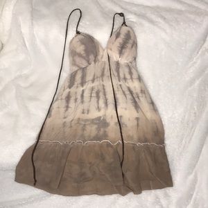 Guess grayish brown tie dye dress. Size 3.